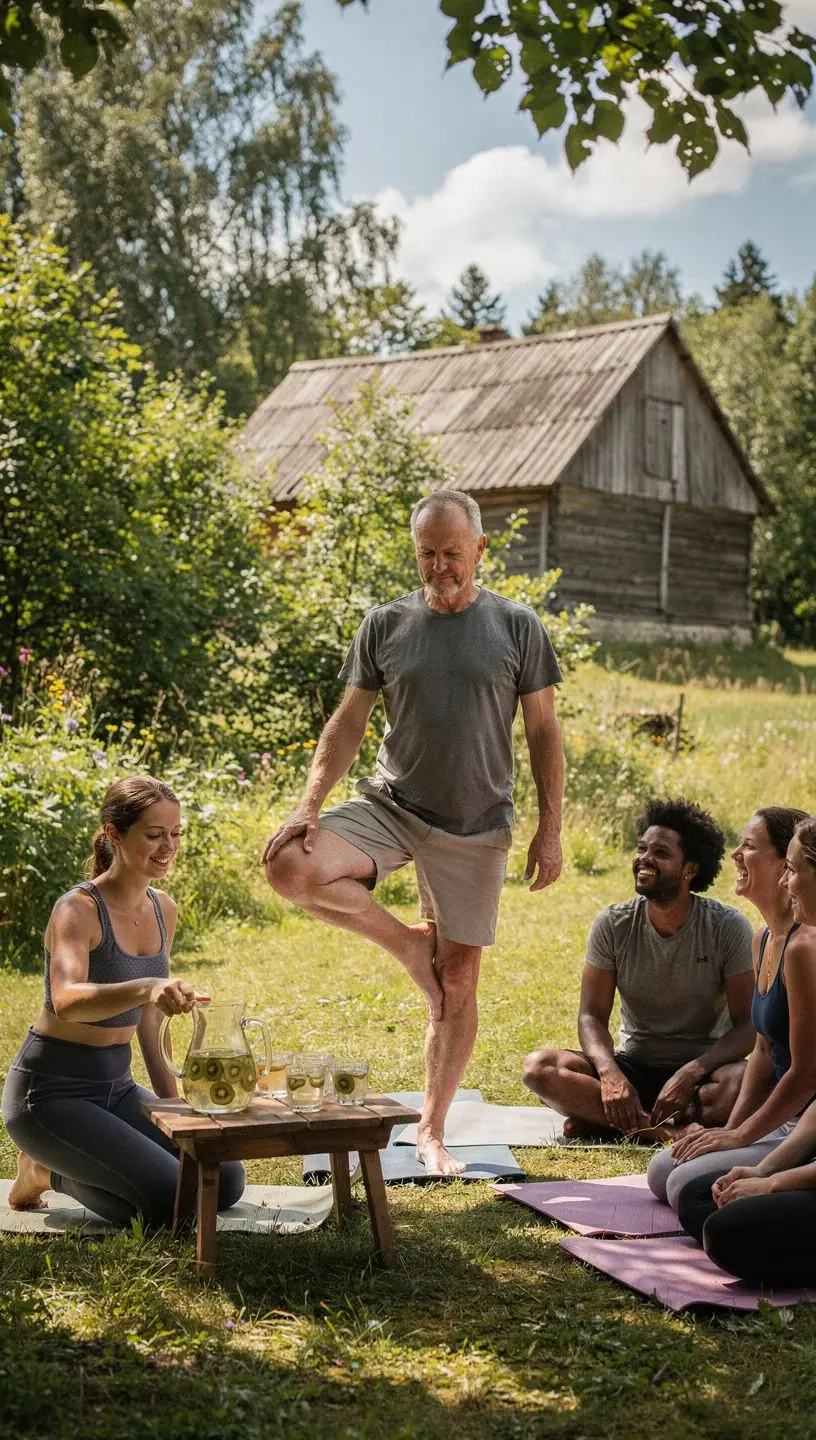 Švieži kiwi lapai, supjaustyti ir paruošti arbatai, puikiai dera su vitaminų gausa.
